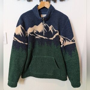Archive Alpine Sherpa Quarter-Zip Pullover - Size M